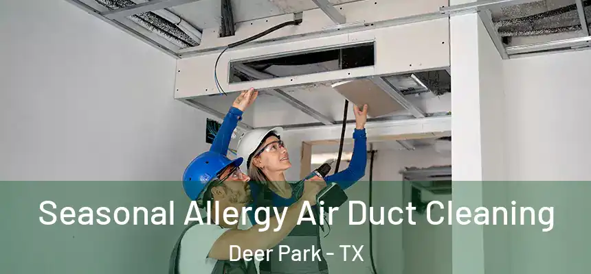  Seasonal Allergy Air Duct Cleaning Deer Park - TX